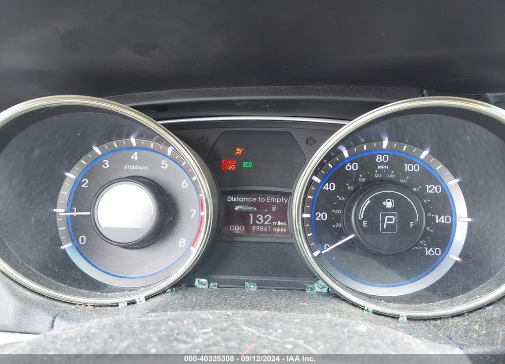 2012 HYUNDAI SONATA GLS VIN: 5NPEB4AC8CH461356