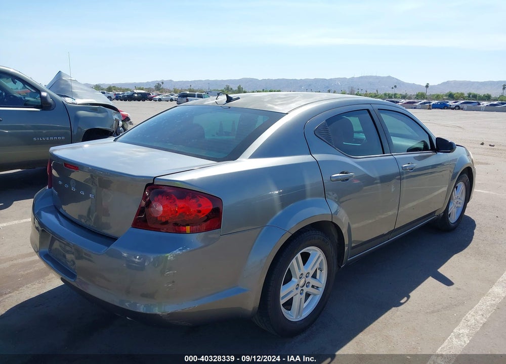 2012 DODGE AVENGER SXT VIN: 1C3CDZCB5CN121198