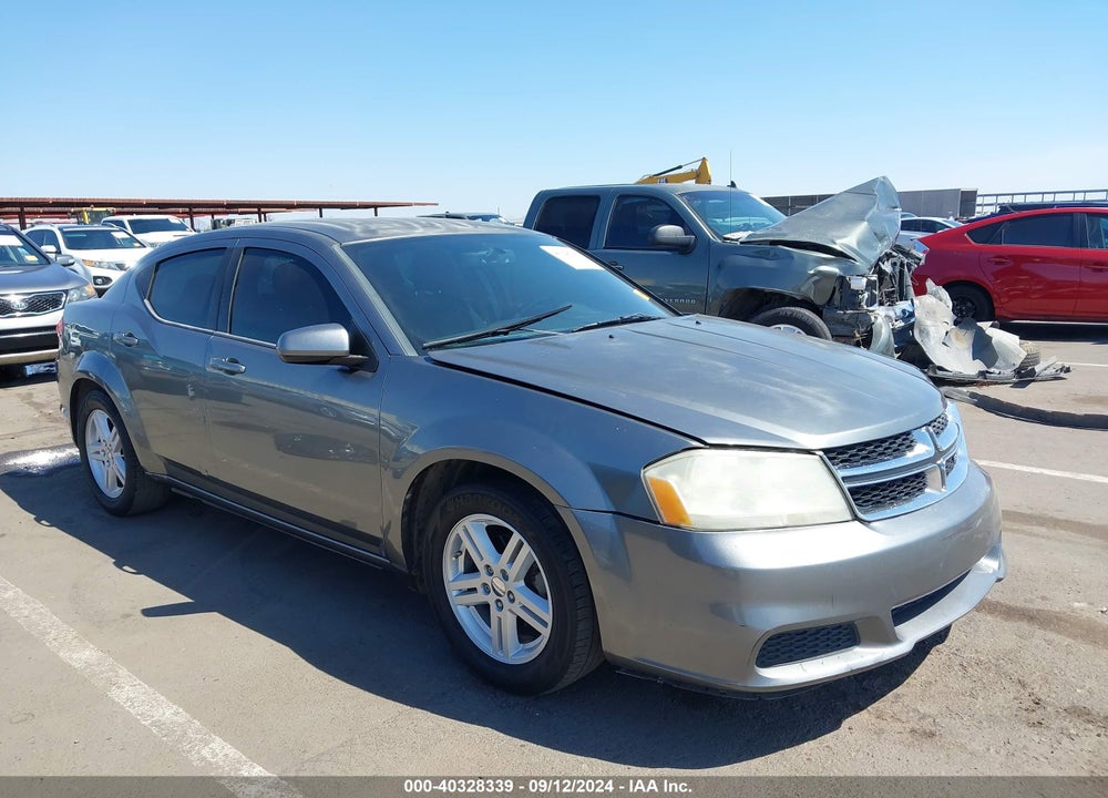 2012 DODGE AVENGER SXT VIN: 1C3CDZCB5CN121198