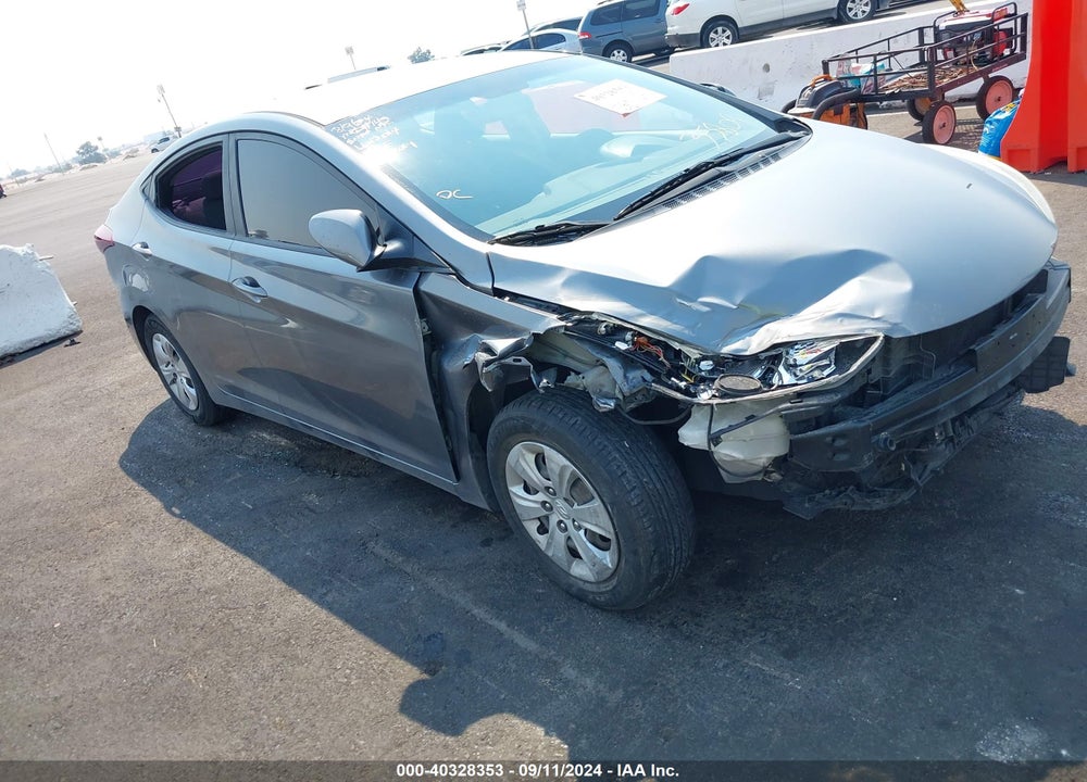2016 HYUNDAI ELANTRA SE VIN: KMHDH4AE1GU607194