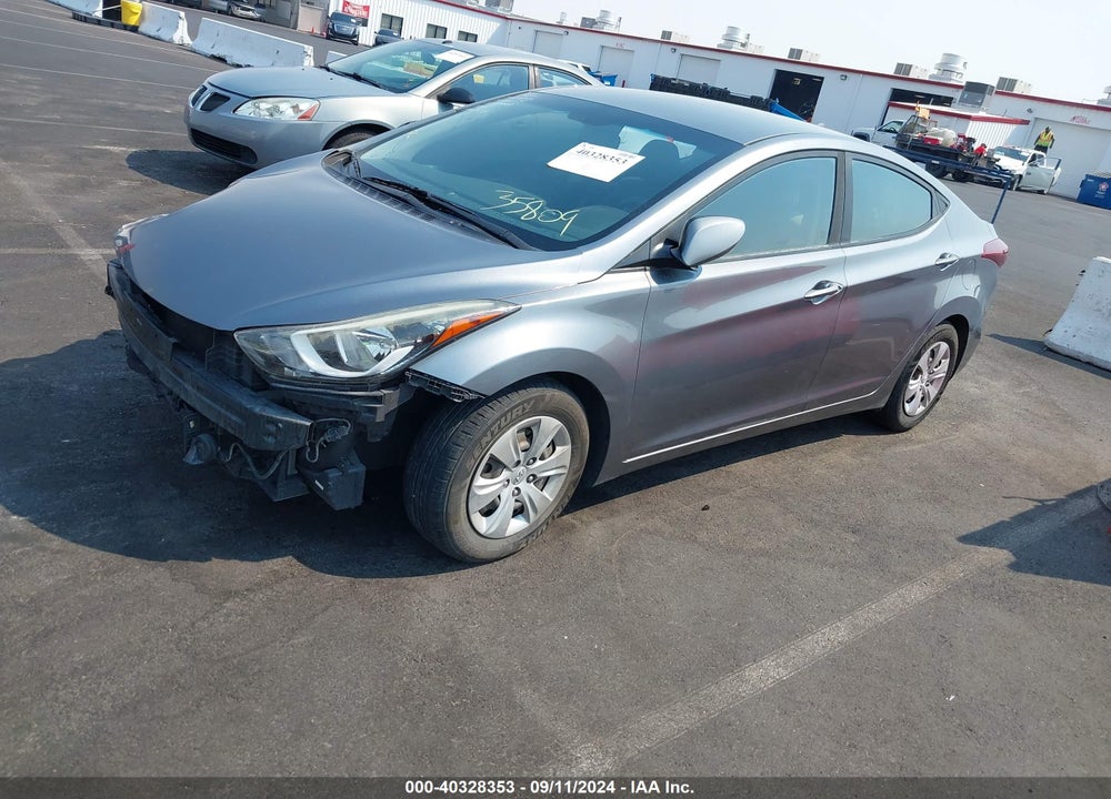 2016 HYUNDAI ELANTRA SE VIN: KMHDH4AE1GU607194
