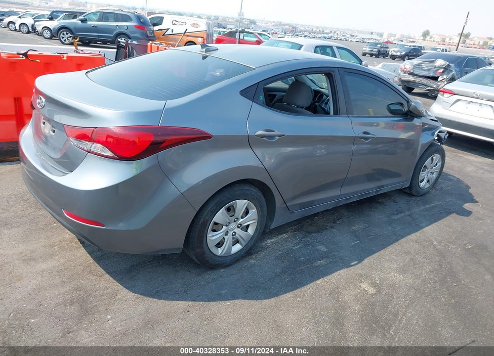 2016 HYUNDAI ELANTRA SE VIN: KMHDH4AE1GU607194