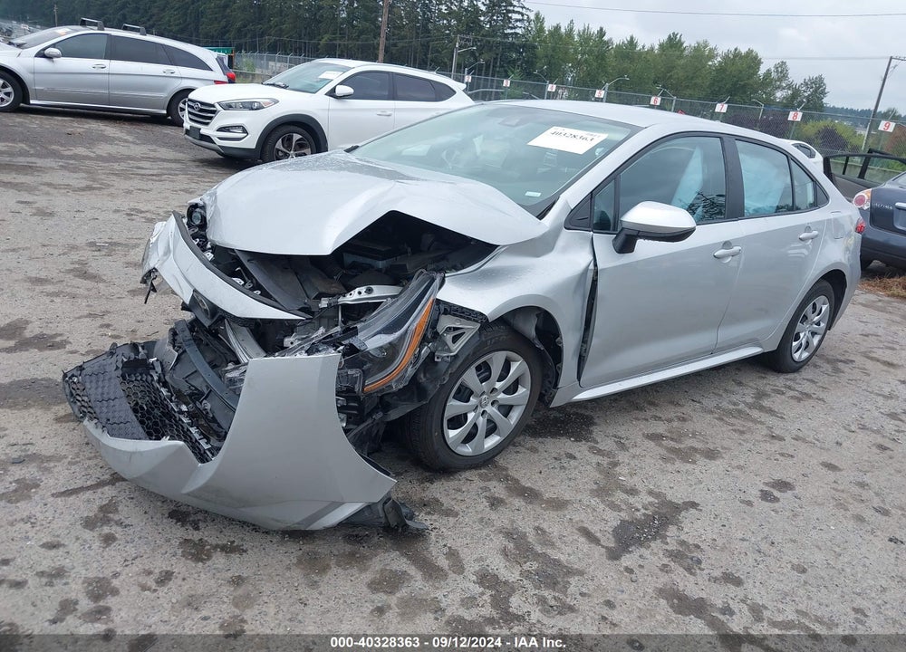 2022 TOYOTA COROLLA LE VIN: 5YFEPMAE6NP357649