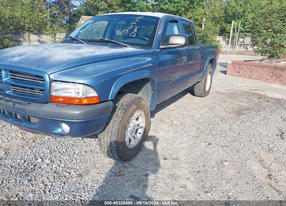 2002 DODGE DAKOTA SPORT VIN: 1B7HG38N52S715704