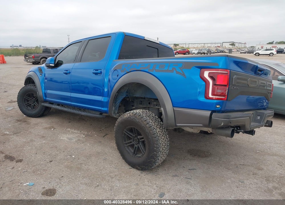 2019 FORD F-150 RAPTOR VIN: 1FTFW1RG3KFB67824