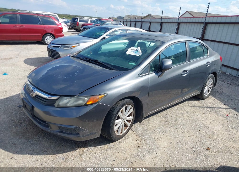 2012 HONDA CIVIC EX VIN: 2HGFB2F81CH315355
