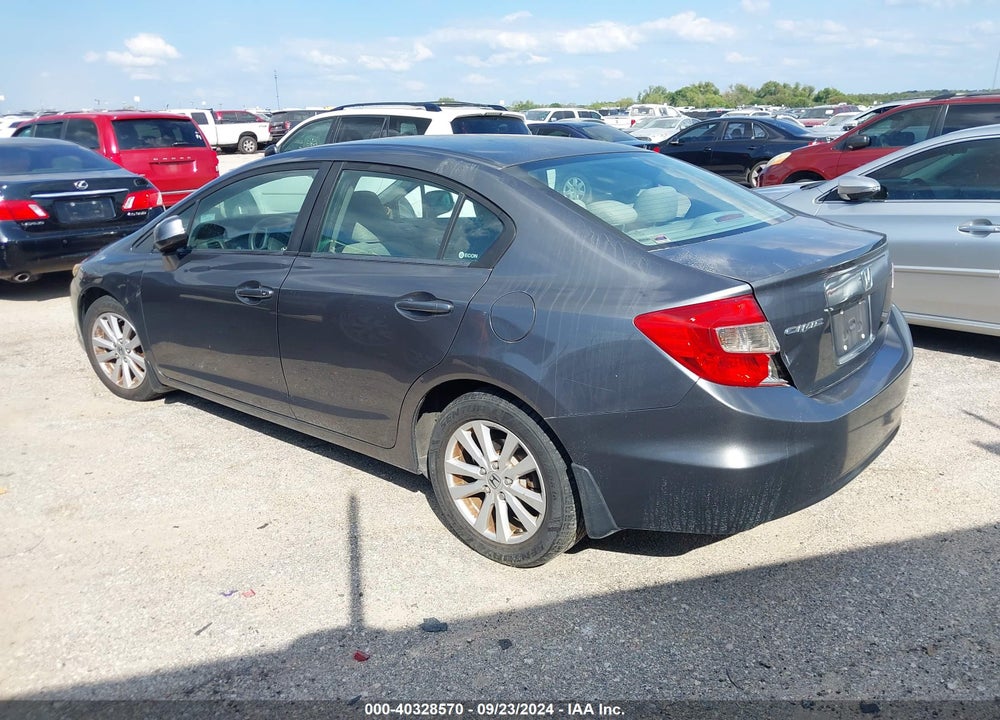 2012 HONDA CIVIC EX VIN: 2HGFB2F81CH315355