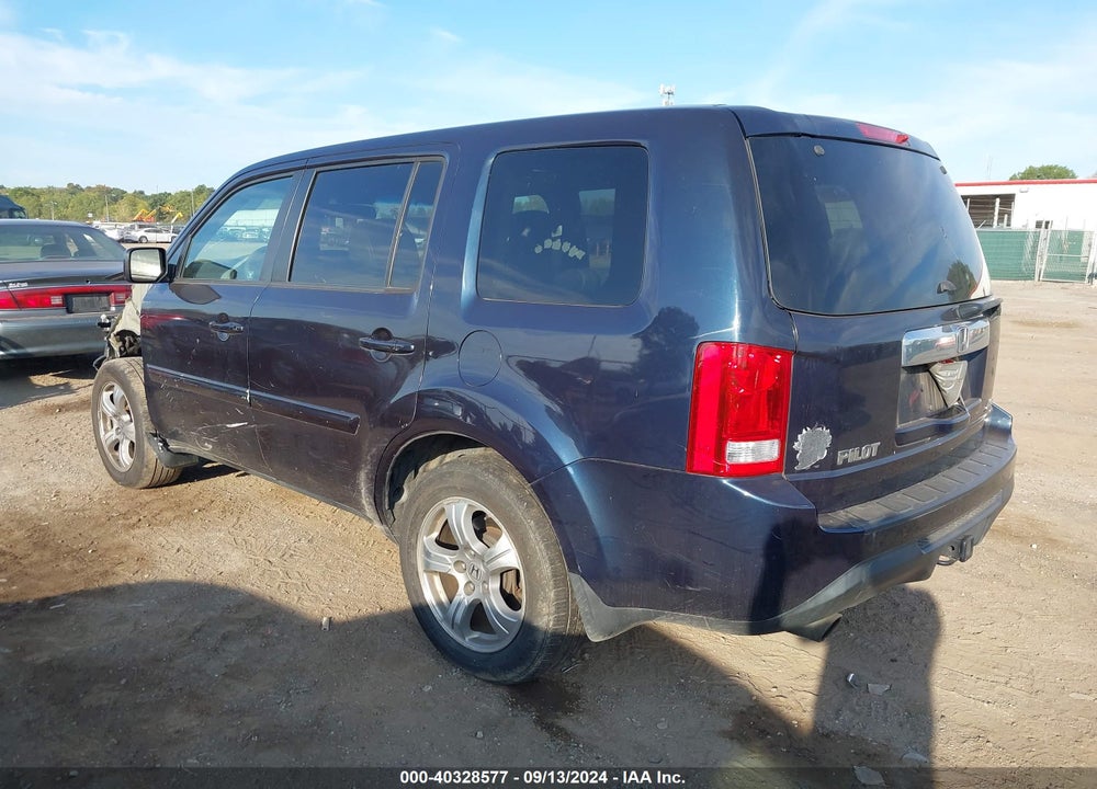 2012 HONDA PILOT EX-L VIN: 5FNYF4H66CB043085