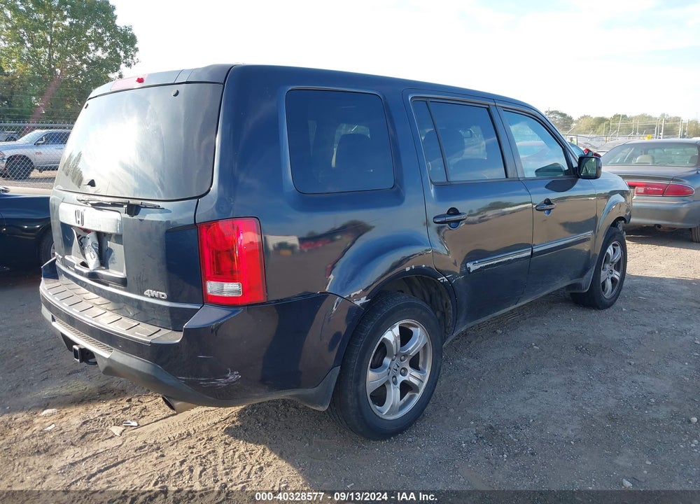 2012 HONDA PILOT EX-L VIN: 5FNYF4H66CB043085