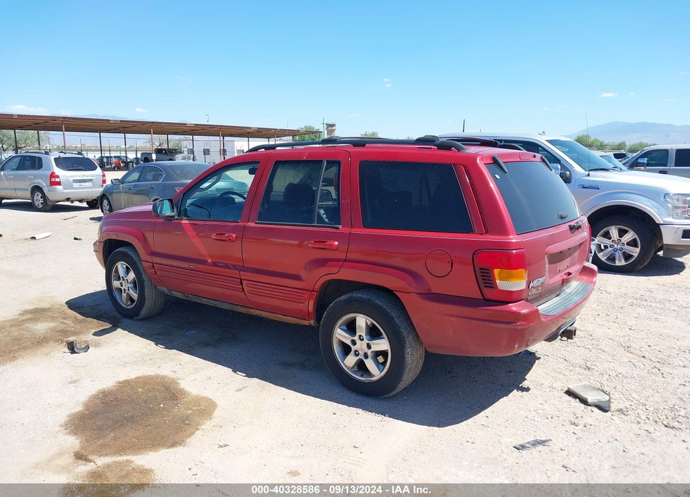 2003 JEEP GRAND CHEROKEE LIMITED VIN: 1J8GW58N23C522019