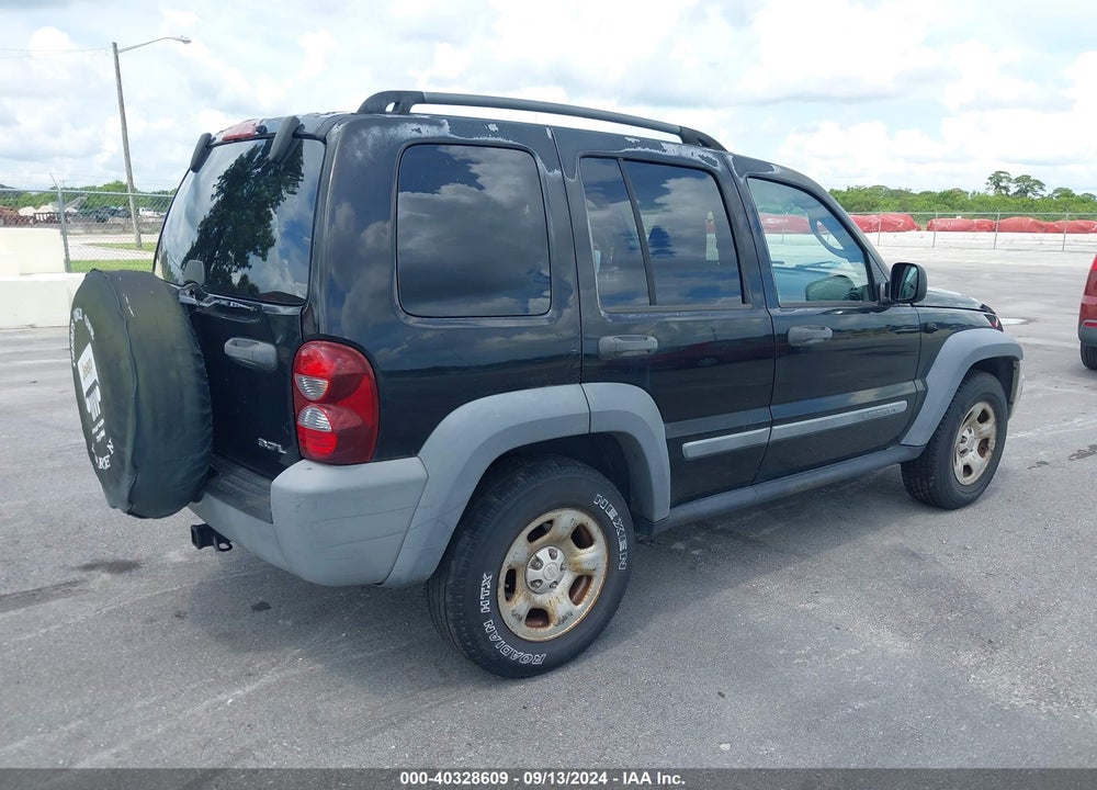 2005 JEEP LIBERTY SPORT VIN: 1J4GK48K05W646109