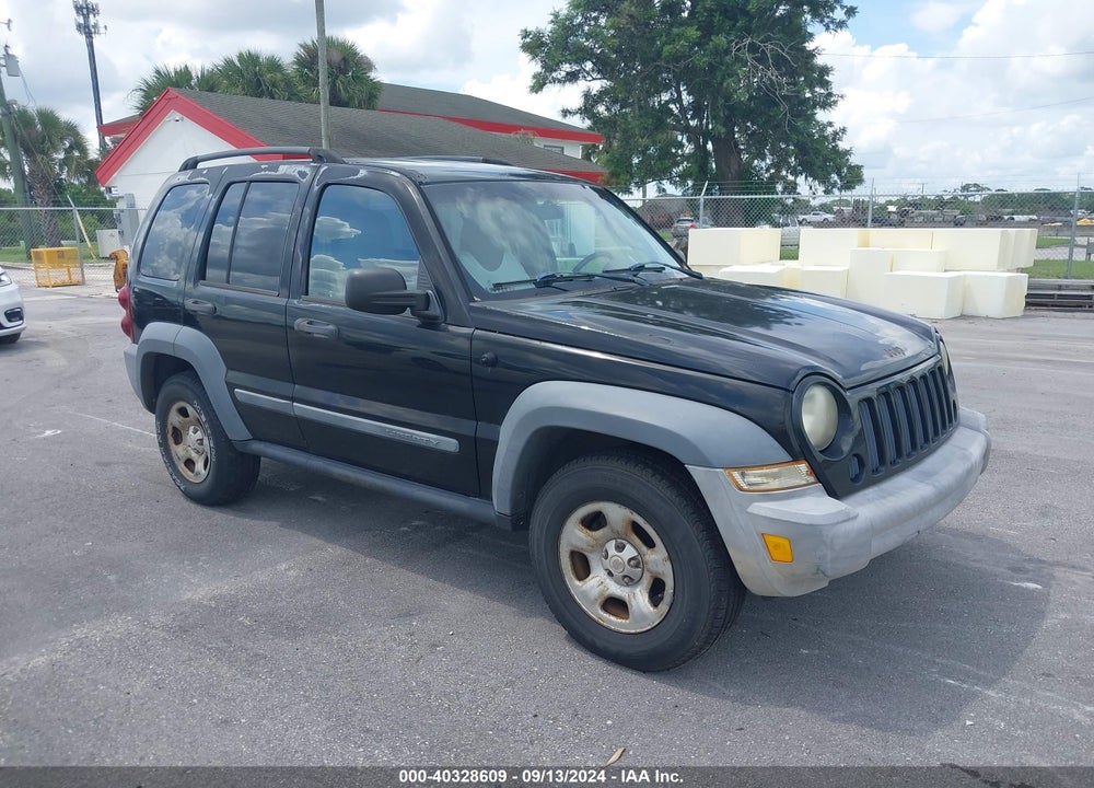 2005 JEEP LIBERTY SPORT VIN: 1J4GK48K05W646109