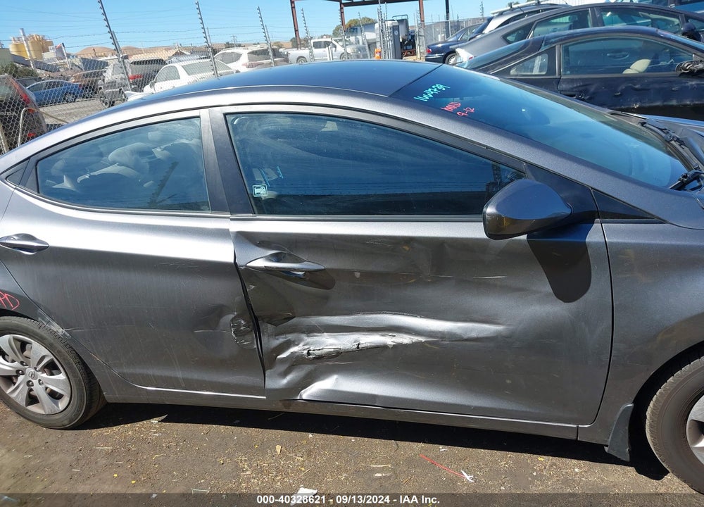 2016 HYUNDAI ELANTRA SE VIN: KMHDH4AE8GU641200