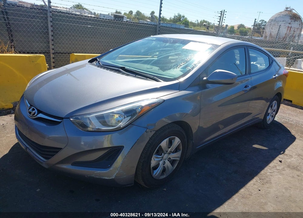 2016 HYUNDAI ELANTRA SE VIN: KMHDH4AE8GU641200
