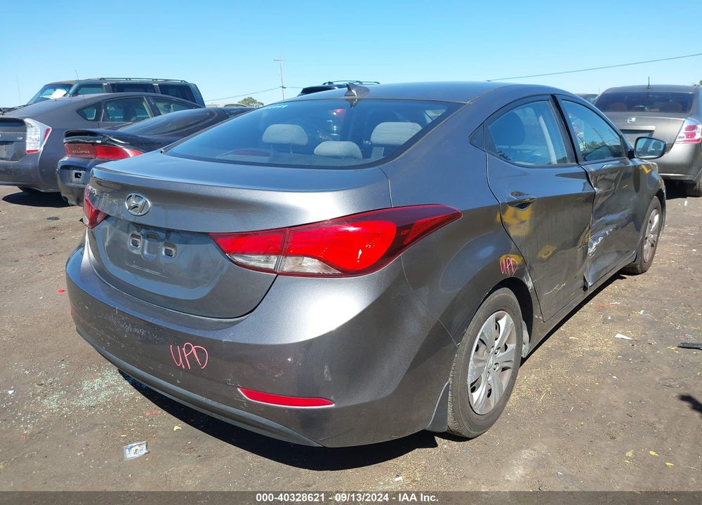 2016 HYUNDAI ELANTRA SE VIN: KMHDH4AE8GU641200