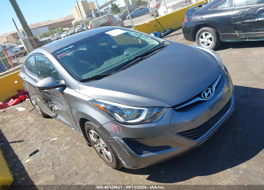2016 HYUNDAI ELANTRA SE VIN: KMHDH4AE8GU641200