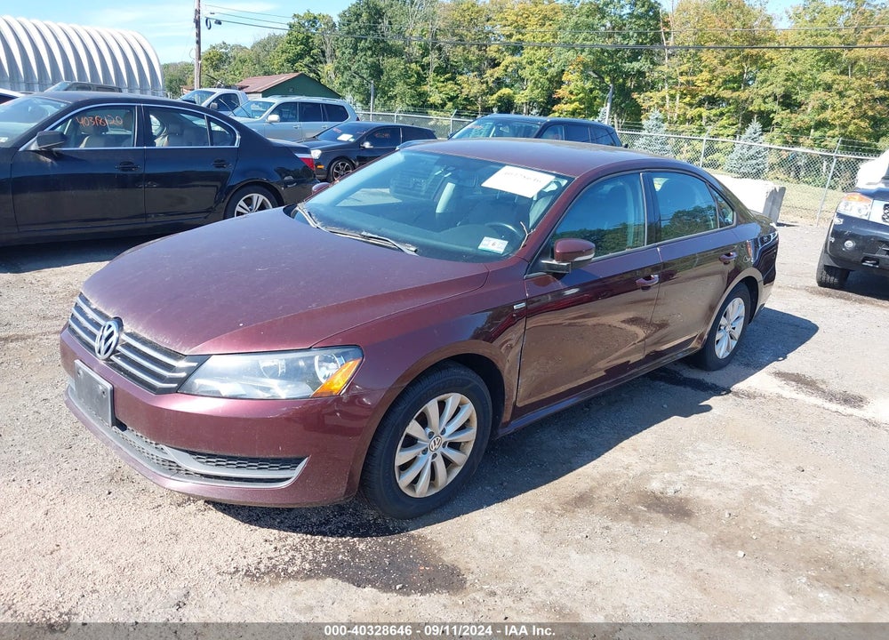 2014 VOLKSWAGEN PASSAT 1.8T WOLFSBURG EDITION VIN: 1VWAT7A35EC102376
