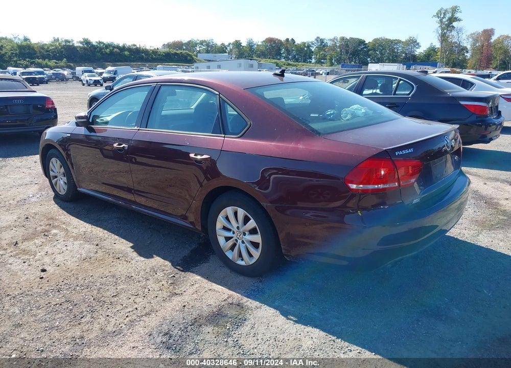 2014 VOLKSWAGEN PASSAT 1.8T WOLFSBURG EDITION VIN: 1VWAT7A35EC102376