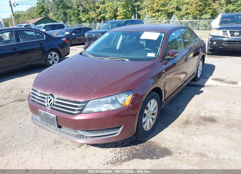 2014 VOLKSWAGEN PASSAT 1.8T WOLFSBURG EDITION VIN: 1VWAT7A35EC102376