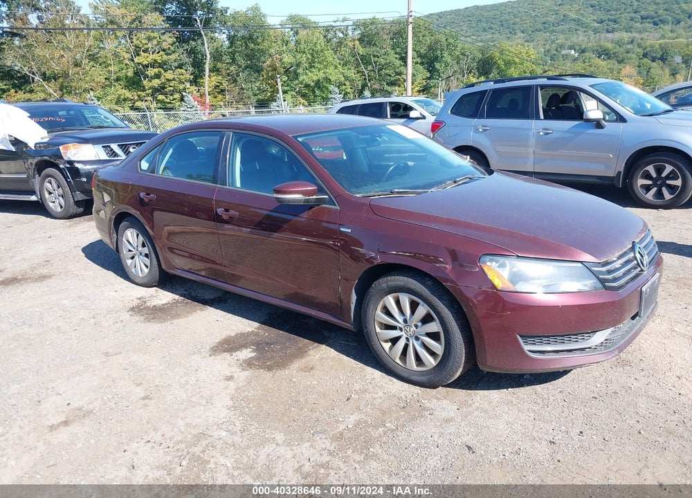 2014 VOLKSWAGEN PASSAT 1.8T WOLFSBURG EDITION VIN: 1VWAT7A35EC102376