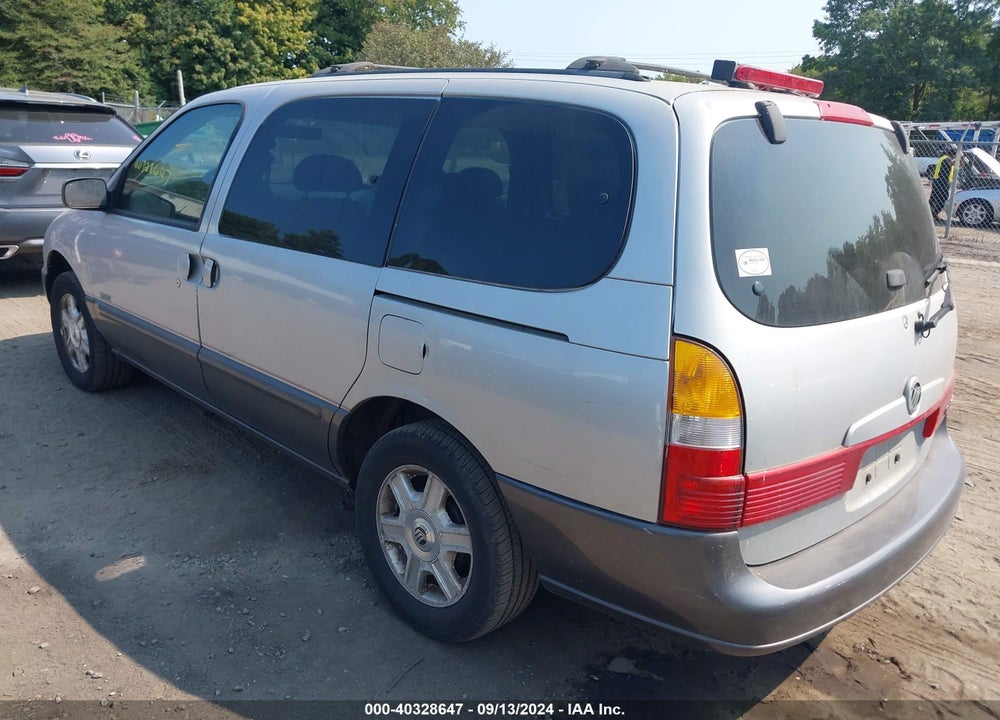 2001 MERCURY VILLAGER SPORT VIN: 4M2ZV12T91DJ12774