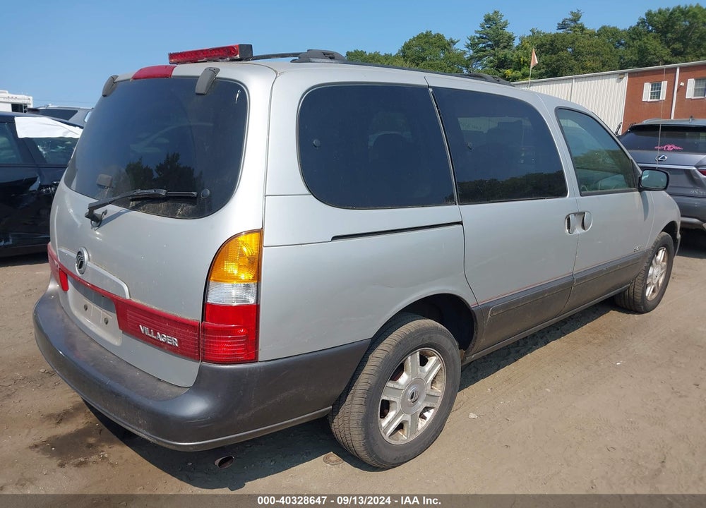 2001 MERCURY VILLAGER SPORT VIN: 4M2ZV12T91DJ12774