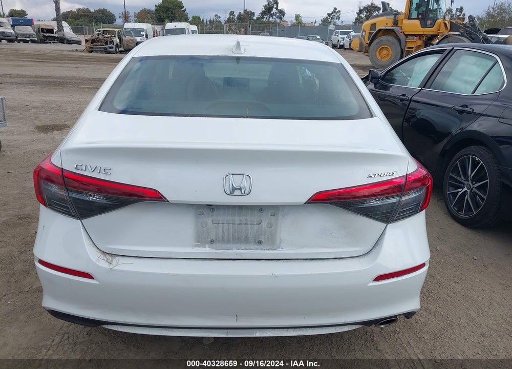 2022 HONDA CIVIC SPORT VIN: 2HGFE2F56NH528849