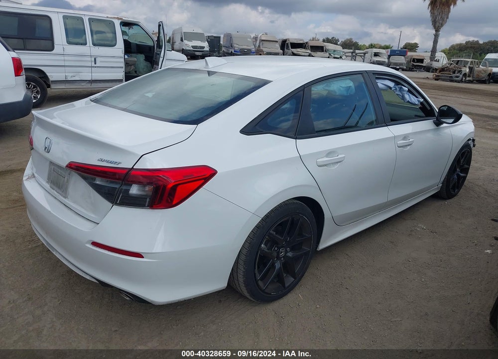 2022 HONDA CIVIC SPORT VIN: 2HGFE2F56NH528849