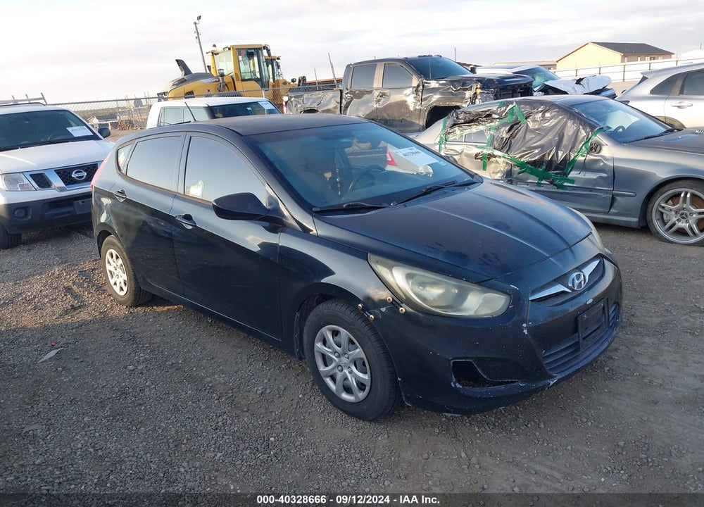 2012 HYUNDAI ACCENT GS VIN: KMHCT5AEXCU027789