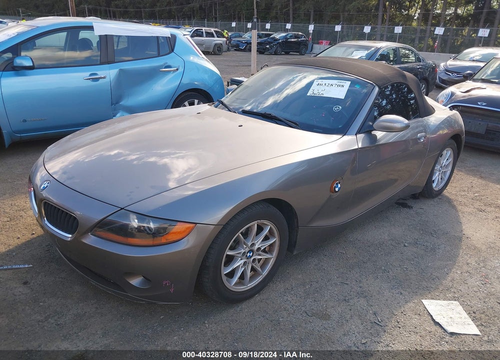 2003 BMW Z4 2.5I VIN: 4USBT33483LR61989