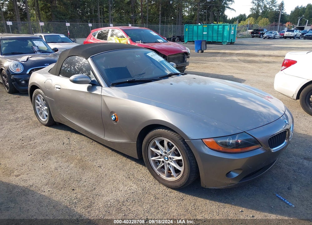 2003 BMW Z4 2.5I VIN: 4USBT33483LR61989