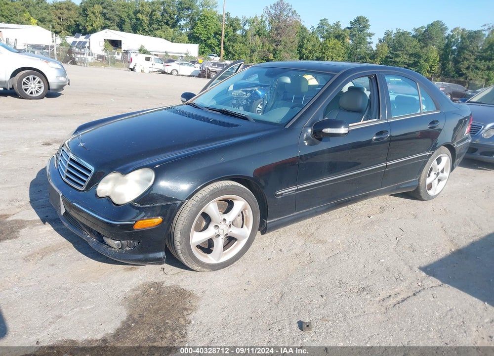 2006 MERCEDES-BENZ C 230 SPORT VIN: WDBRF52H56A911111