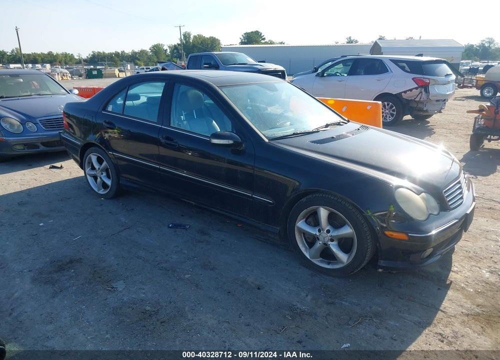 2006 MERCEDES-BENZ C 230 SPORT VIN: WDBRF52H56A911111
