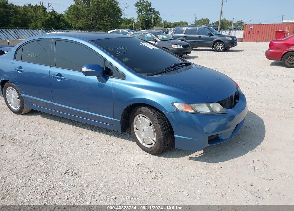 2009 HONDA CIVIC HYBRID VIN: JHMFA36259S000206