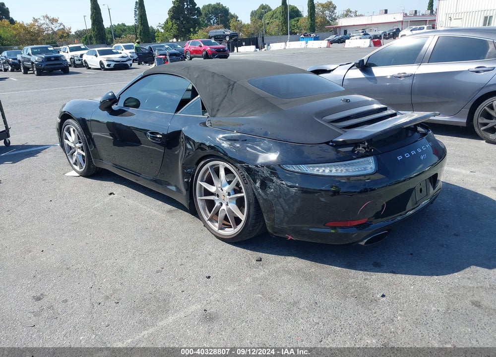 2012 PORSCHE 911 CARRERA VIN: WP0CA2A94CS140550