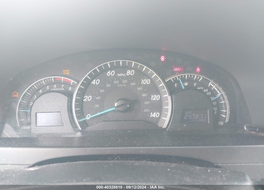 2012 TOYOTA CAMRY XLE VIN: 4T4BF1FK4CR175033