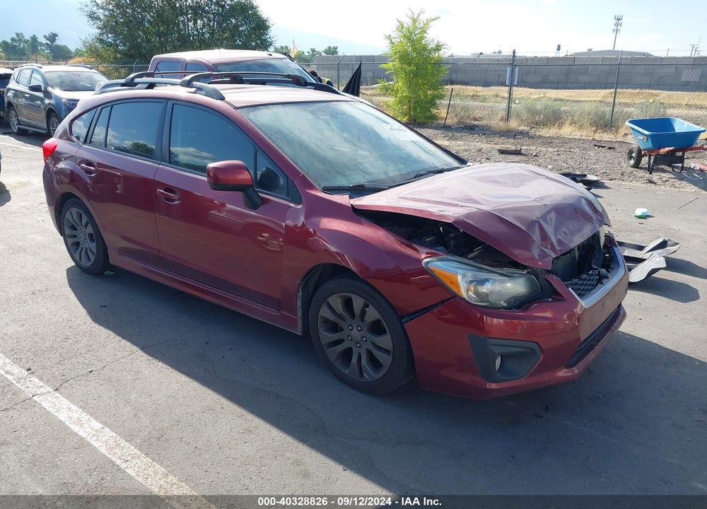 2012 SUBARU IMPREZA 2.0I SPORT PREMIUM VIN: JF1GPAL68CG236087
