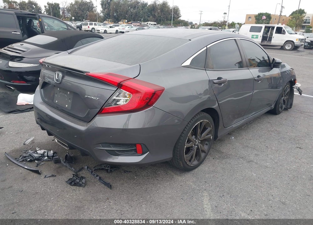 2020 HONDA CIVIC SPORT VIN: 2HGFC2F80LH587537