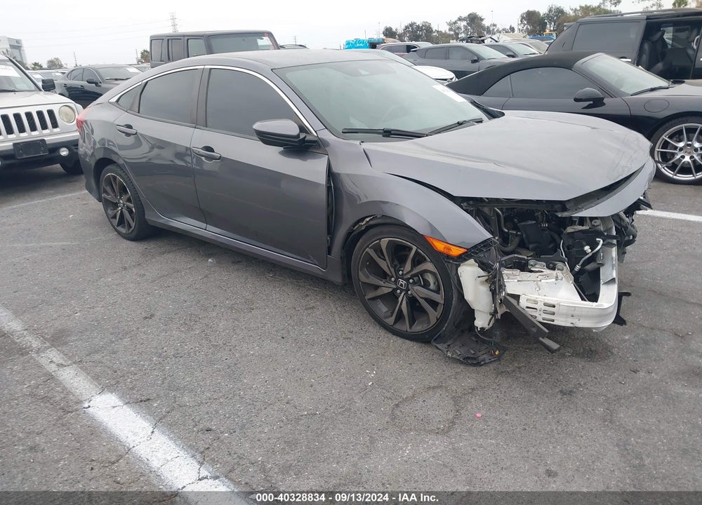 2020 HONDA CIVIC SPORT VIN: 2HGFC2F80LH587537