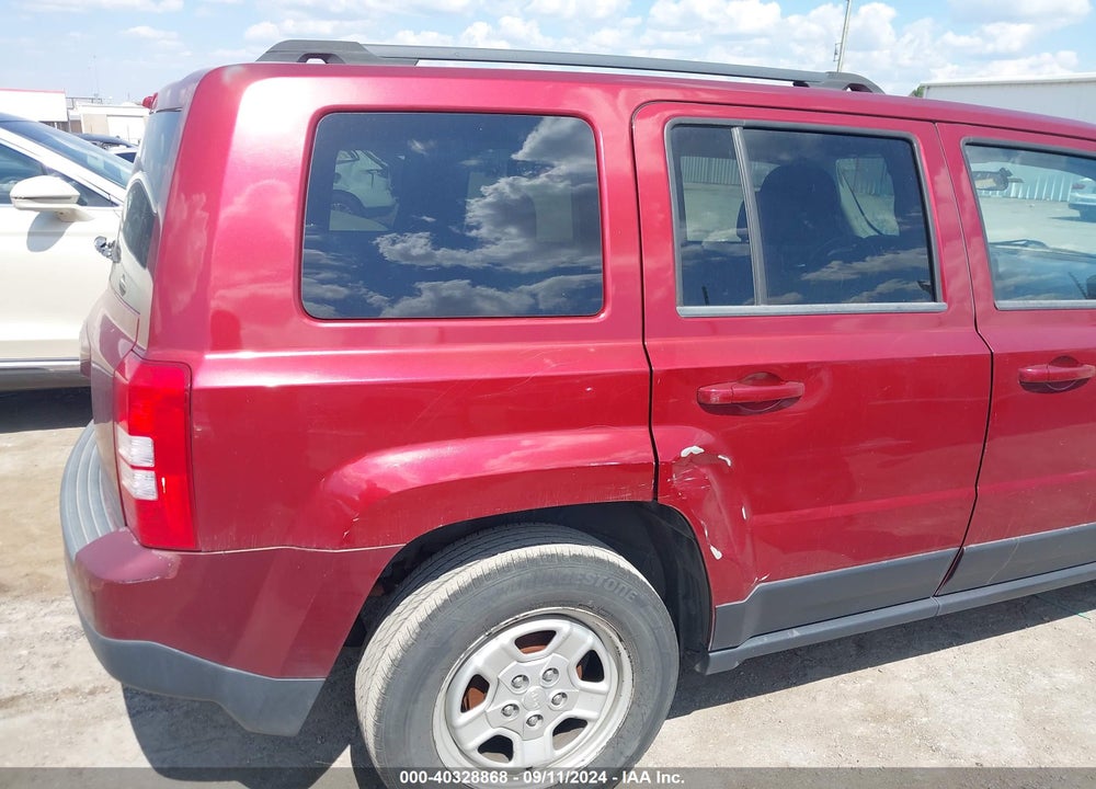 2014 JEEP PATRIOT SPORT VIN: 1C4NJPBA9ED812186