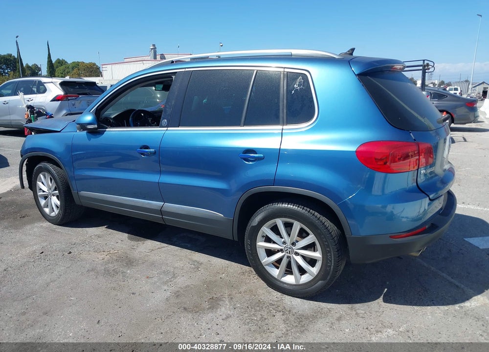 2017 VOLKSWAGEN TIGUAN 2.0T WOLFSBURG EDITION VIN: WVGRV7AX1HK020718