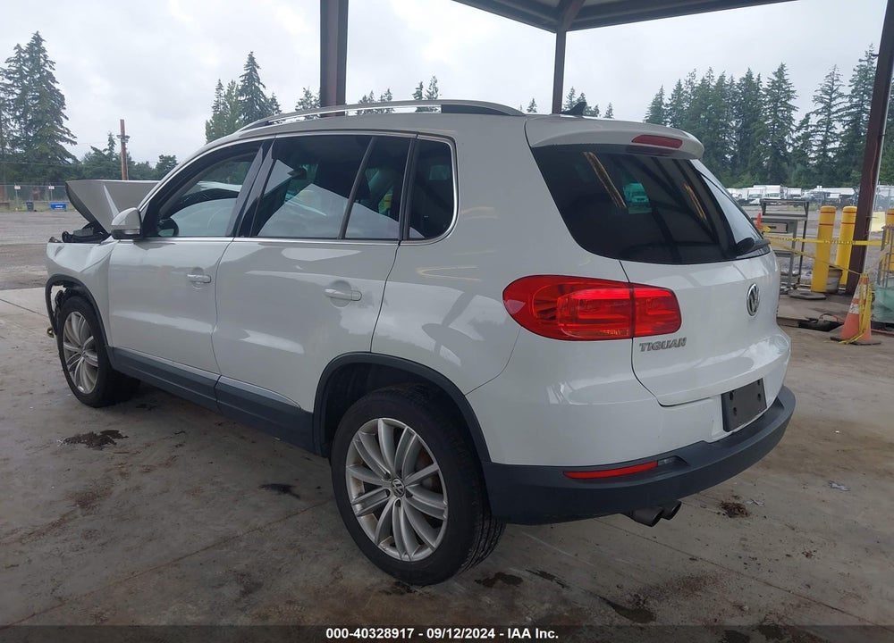 2014 VOLKSWAGEN TIGUAN SE VIN: WVGBV3AX4EW581266