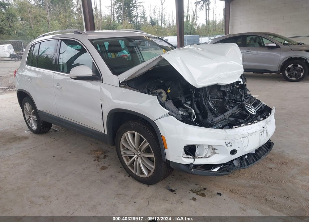 2014 VOLKSWAGEN TIGUAN SE VIN: WVGBV3AX4EW581266