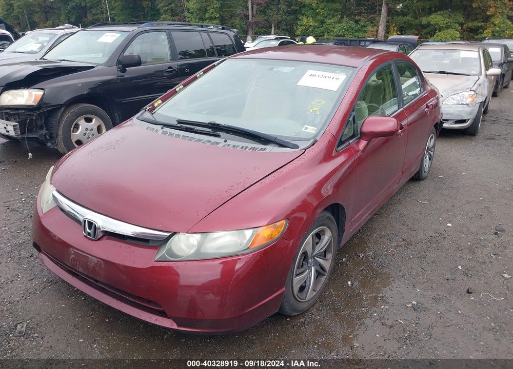 2006 HONDA CIVIC LX VIN: 1HGFA16596L130402