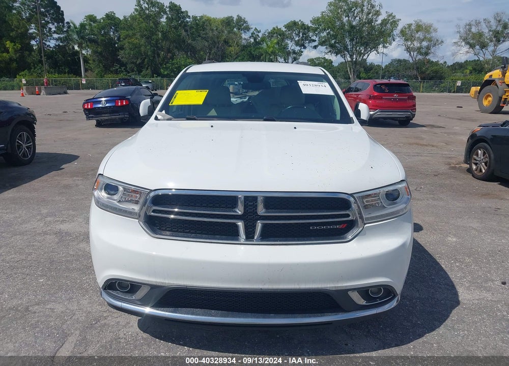 2016 DODGE DURANGO LIMITED VIN: 1C4RDHDG0GC346382
