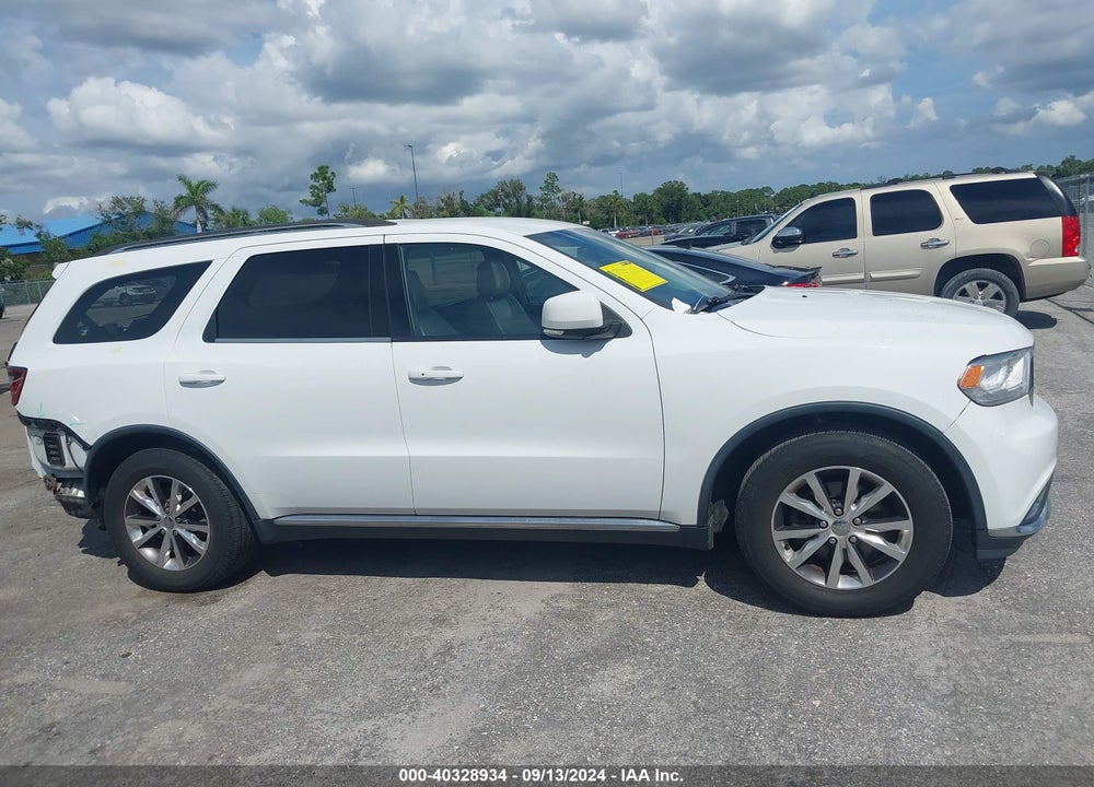 2016 DODGE DURANGO LIMITED VIN: 1C4RDHDG0GC346382