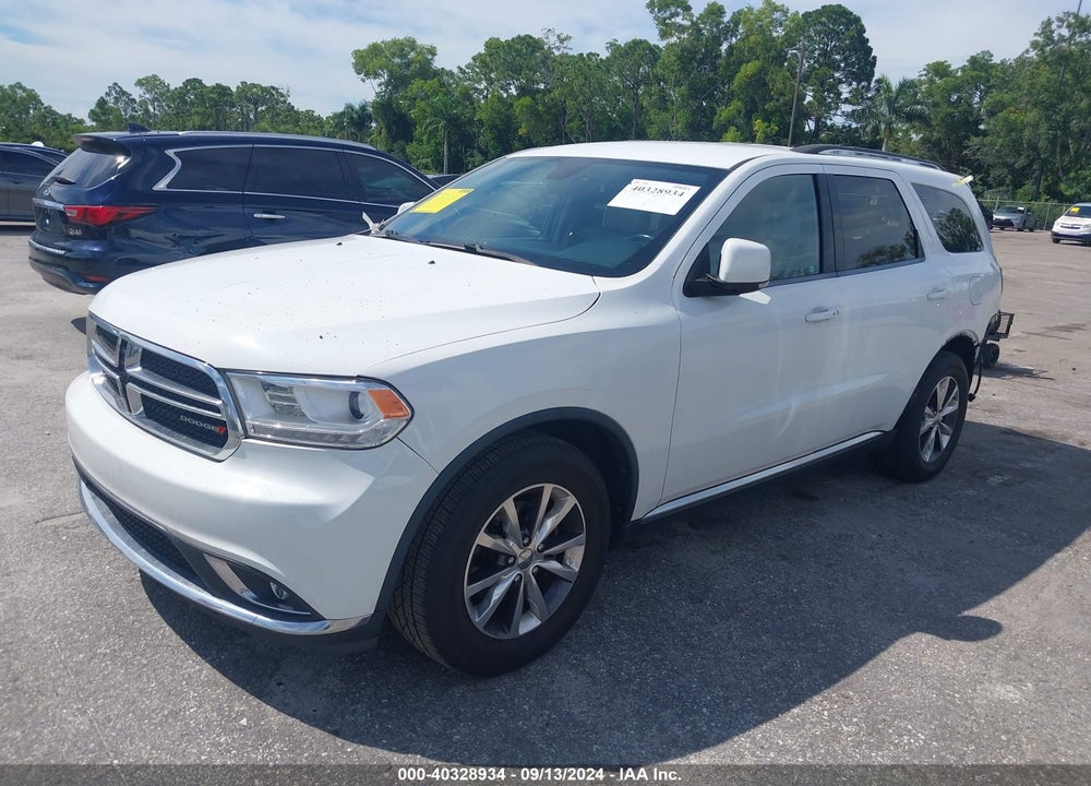 2016 DODGE DURANGO LIMITED VIN: 1C4RDHDG0GC346382