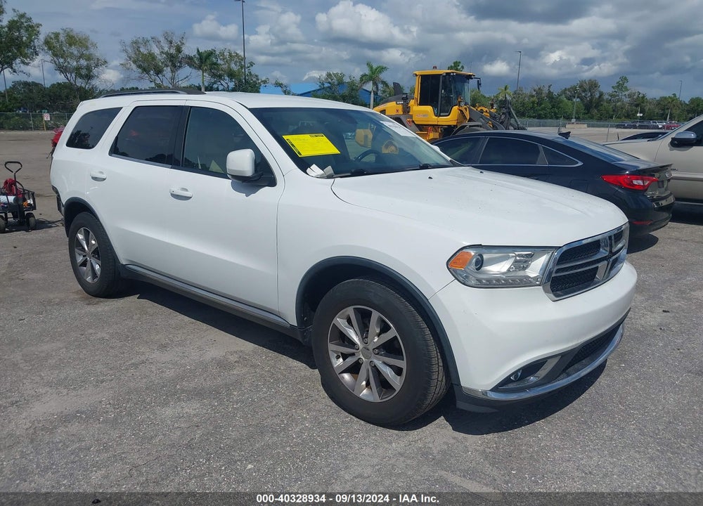 2016 DODGE DURANGO LIMITED VIN: 1C4RDHDG0GC346382