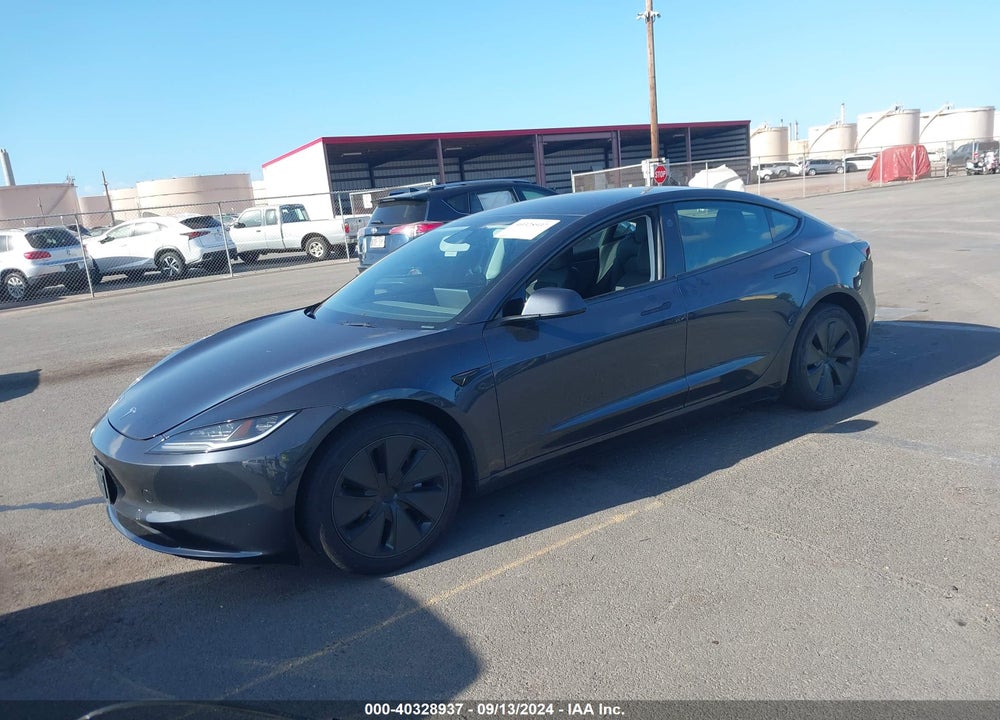 2024 TESLA MODEL 3 REAR-WHEEL DRIVE VIN: 5YJ3E1EA3RF741697