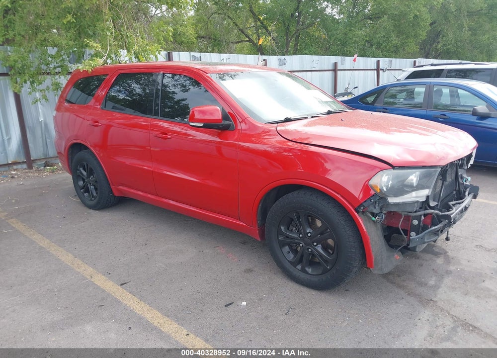 2012 DODGE DURANGO R/T VIN: 1C4SDJCT9CC277788